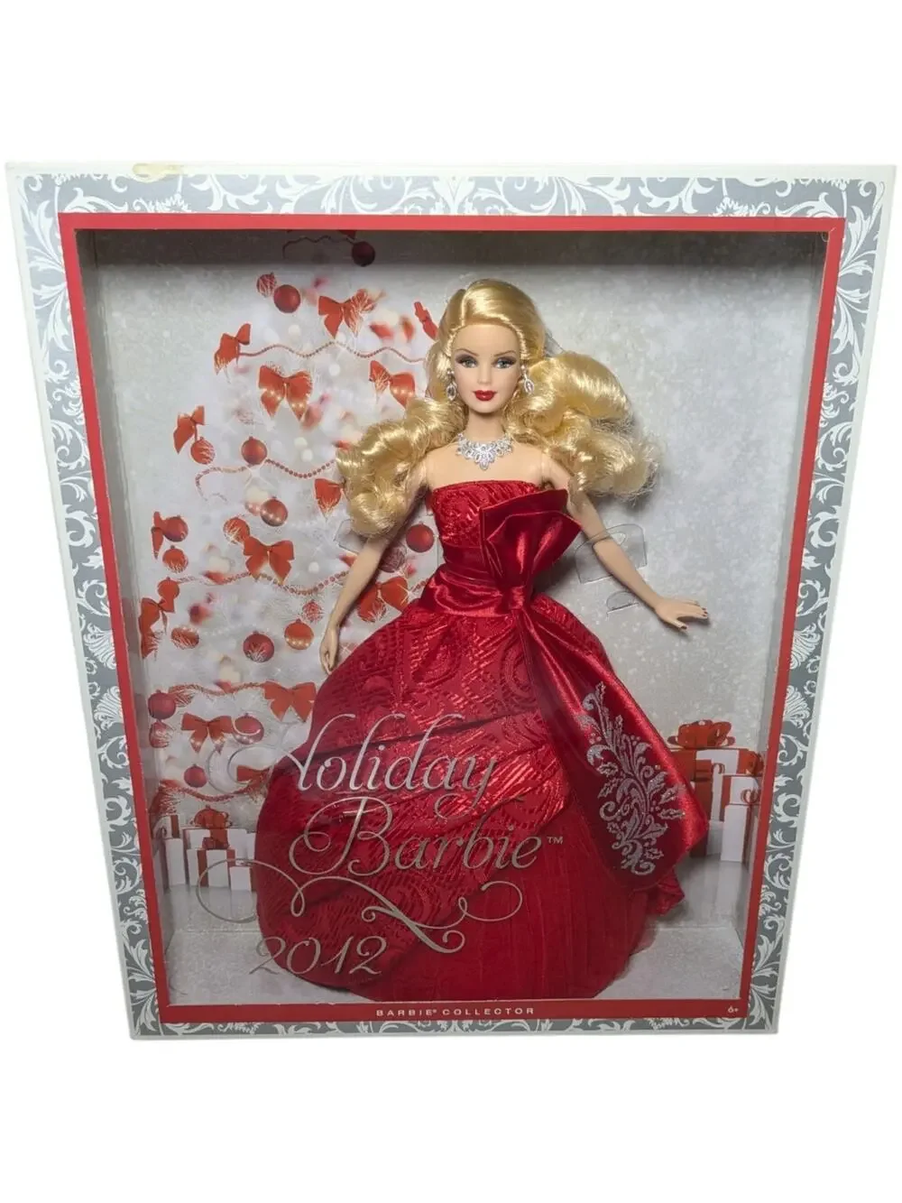 2012 Holiday Barbie Doll Mattel Collector Edition New In Box Gown W3465